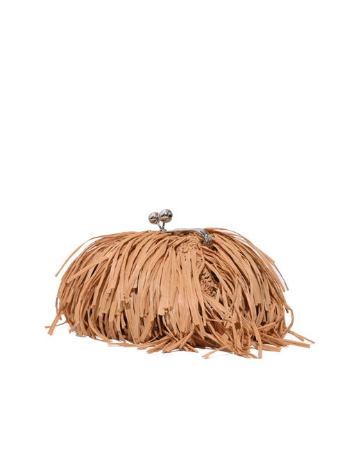 Borsa Pasticcino WKAQUIETE in rafia con frange Beige WEEKEND MAX MARA | 2615511035600001